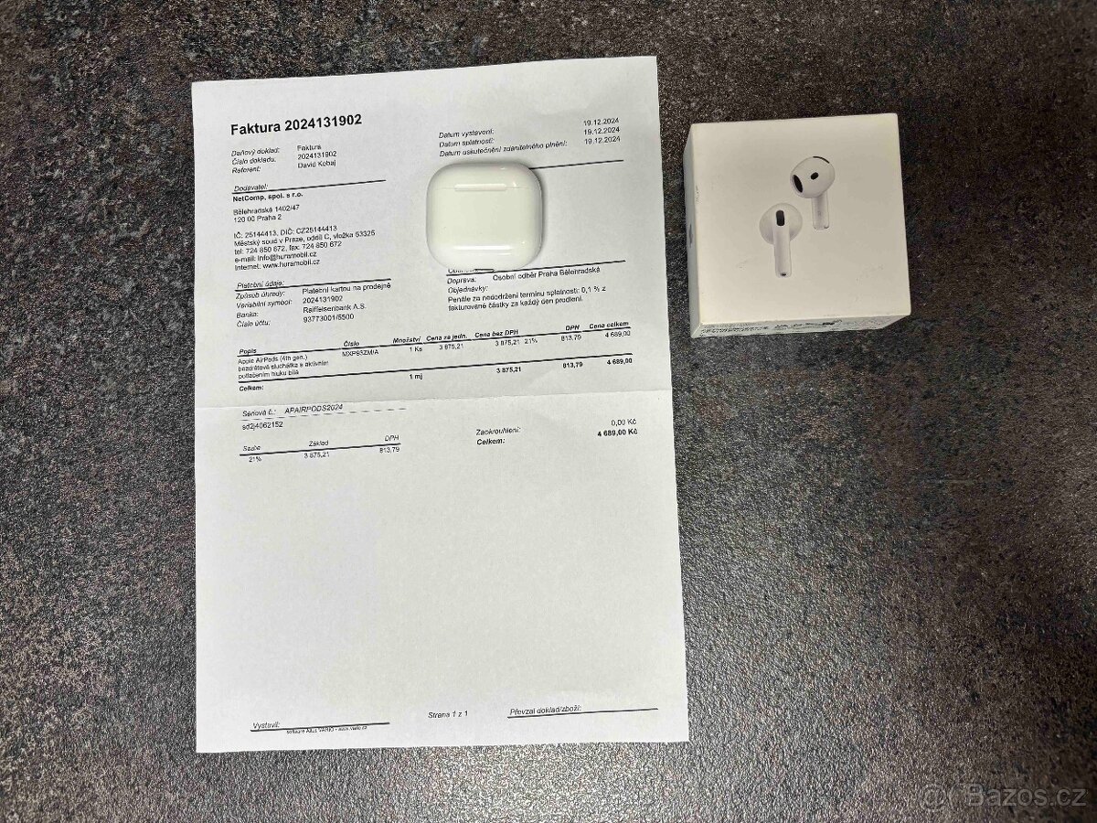 Apple AirPods (4th gen) – bezdrátová sluchátka s aktivním po - 15