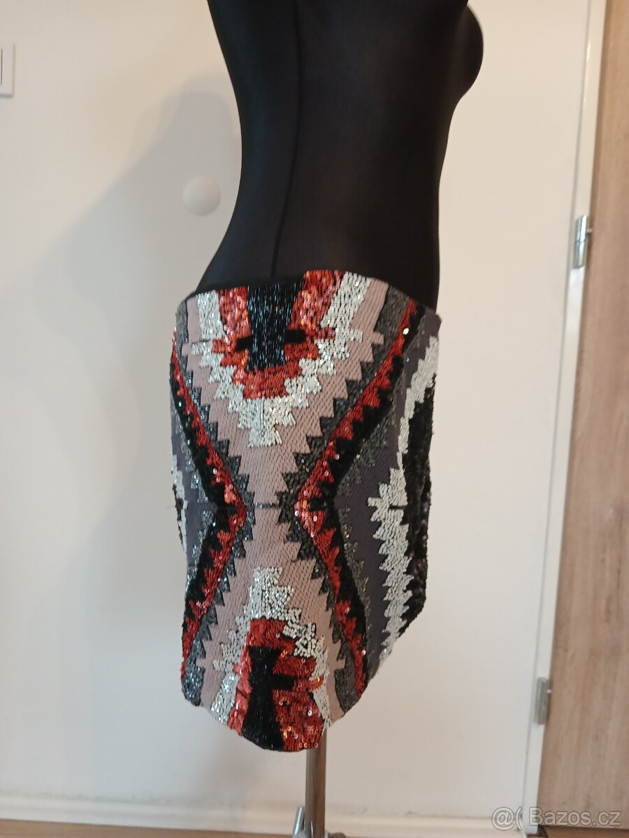 Nová dámská sukně s korálky ZARA - 15
