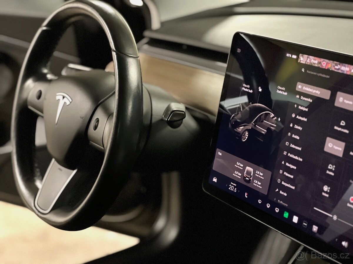 Tesla 3 LongRange 75Kwh Záruka Autopilot 19”ALU Performance - 15