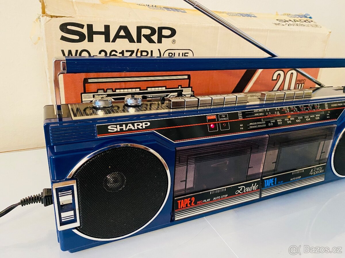 Radiomagnetofon/boombox Sharp WQ-261Z, rok 1985 - 15
