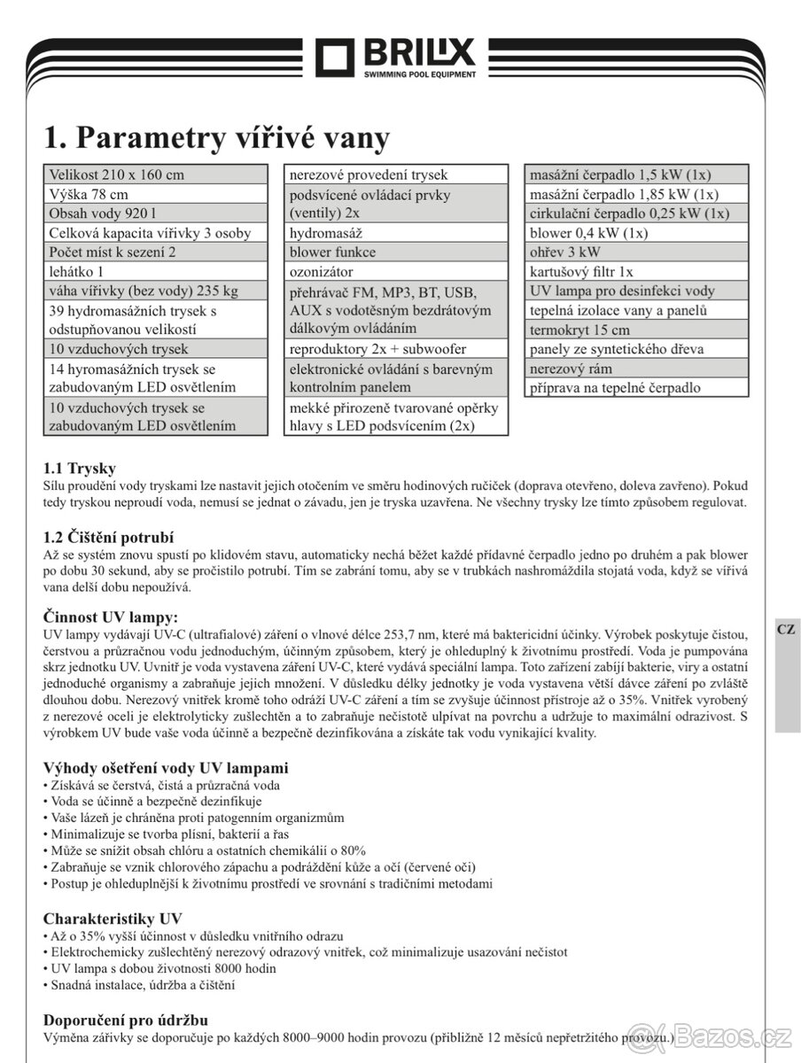 Vířivka Brilix - 15