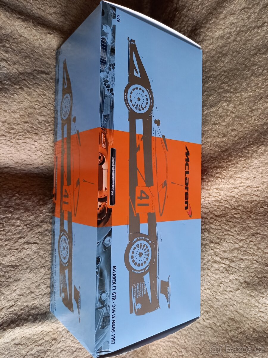 Prodám McLaren F1 GTR Gulf - 1:18 - Minichamps-limitovaný - 15