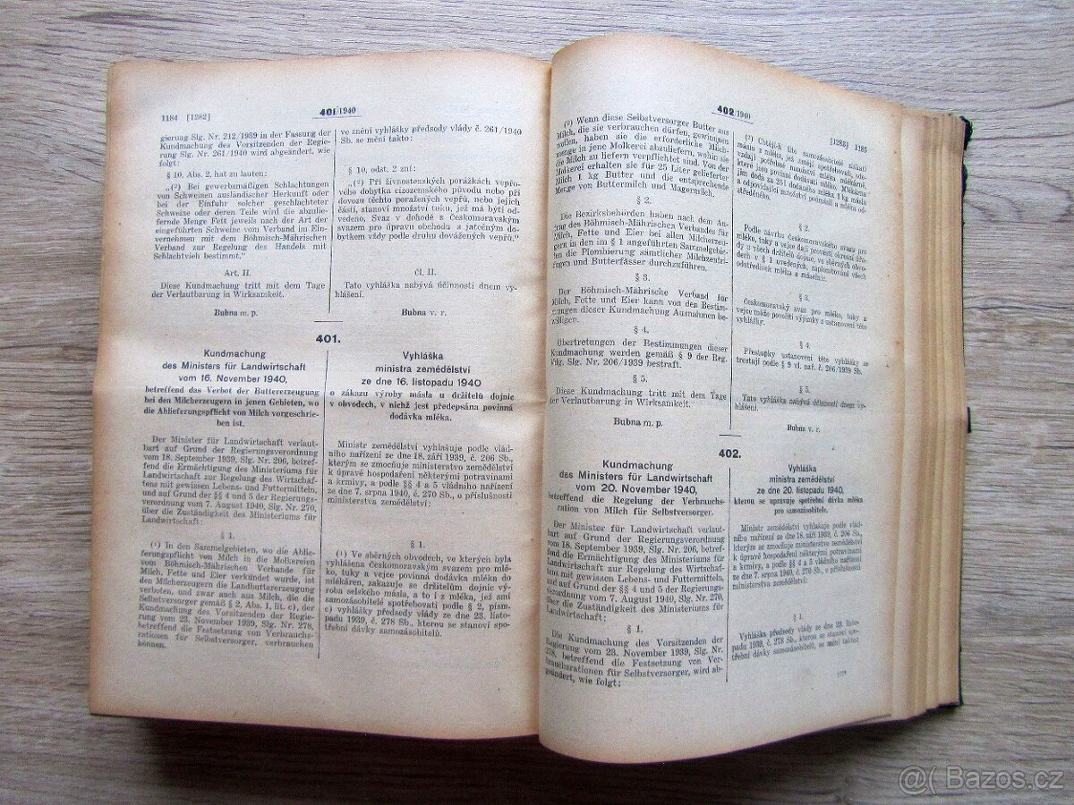 Sbírka zákonů a nařízení 1940 Sammlung se státním znakem - 15