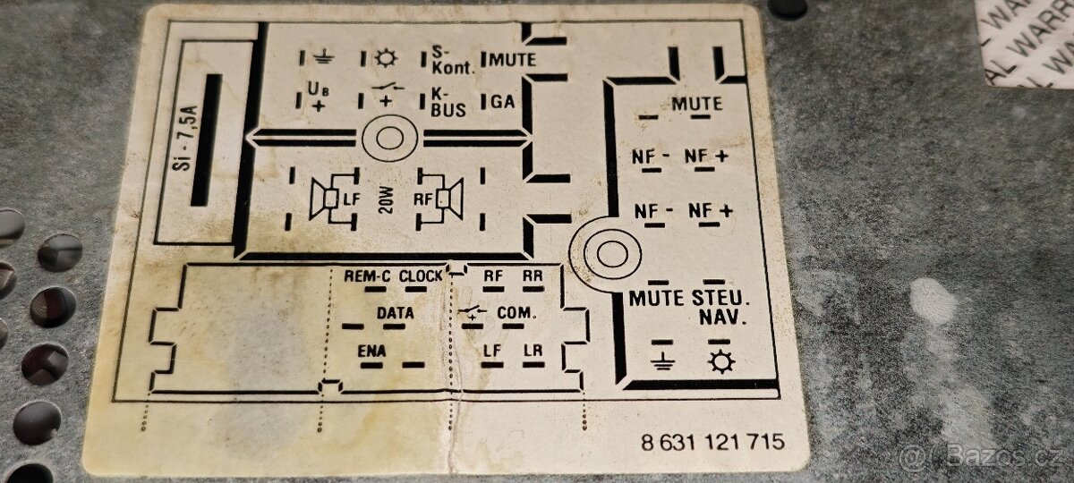 Originální autorádio AUDI Chorus 1/ A3GP - 15