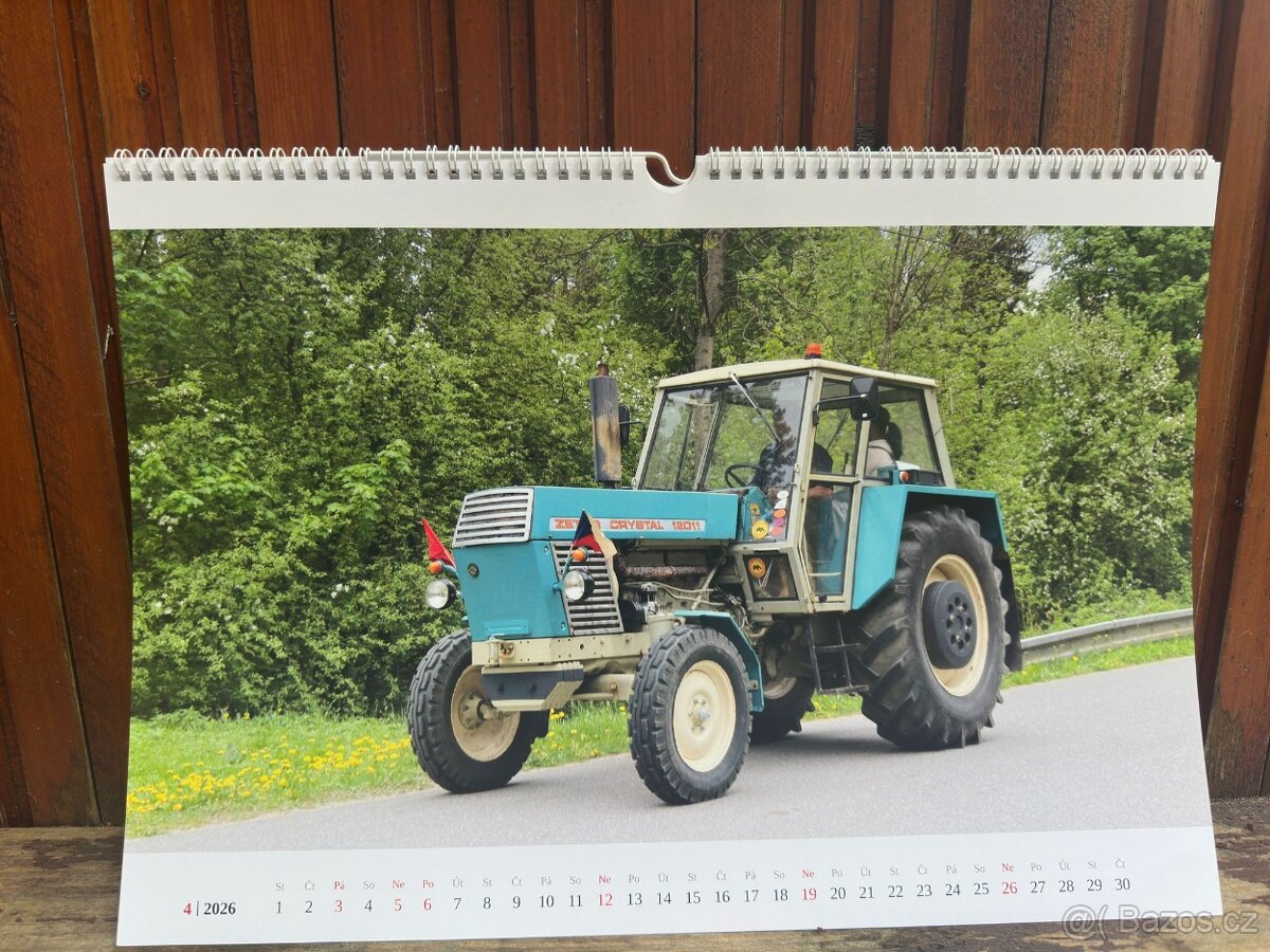 Kalendáře s traktory Zetor na rok 2026 - 15