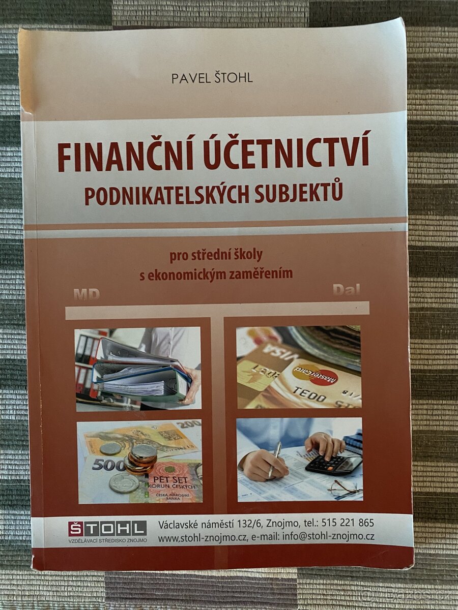 Učebnice pro střední školu - více druhů, cena za kus - 15