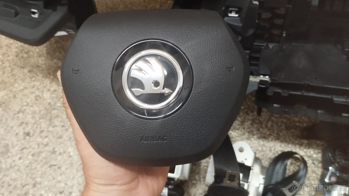 NOVÁ Originální airbagová sada Škoda Octavia head up4 nová - 15