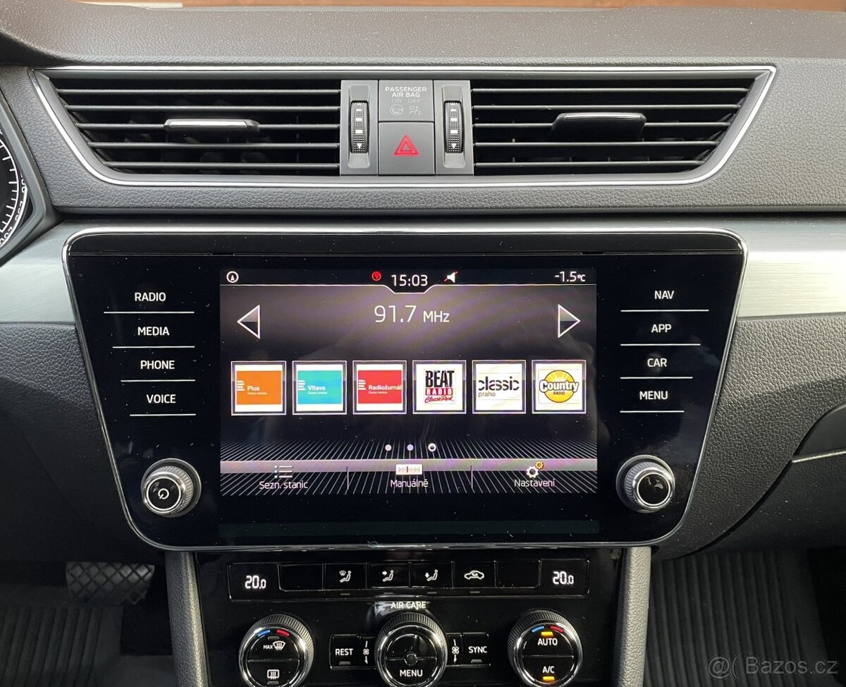 Škoda Superb 2.0 TDI 110 kw. DSG. 144 tis.km. 1.majitel ČR. - 15