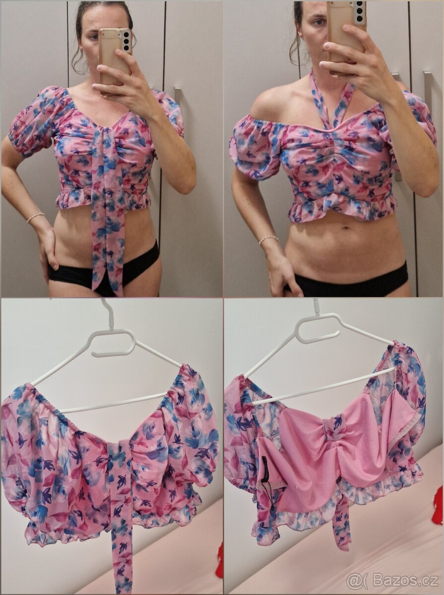 topy, croptopy, tílka, halenky - 15