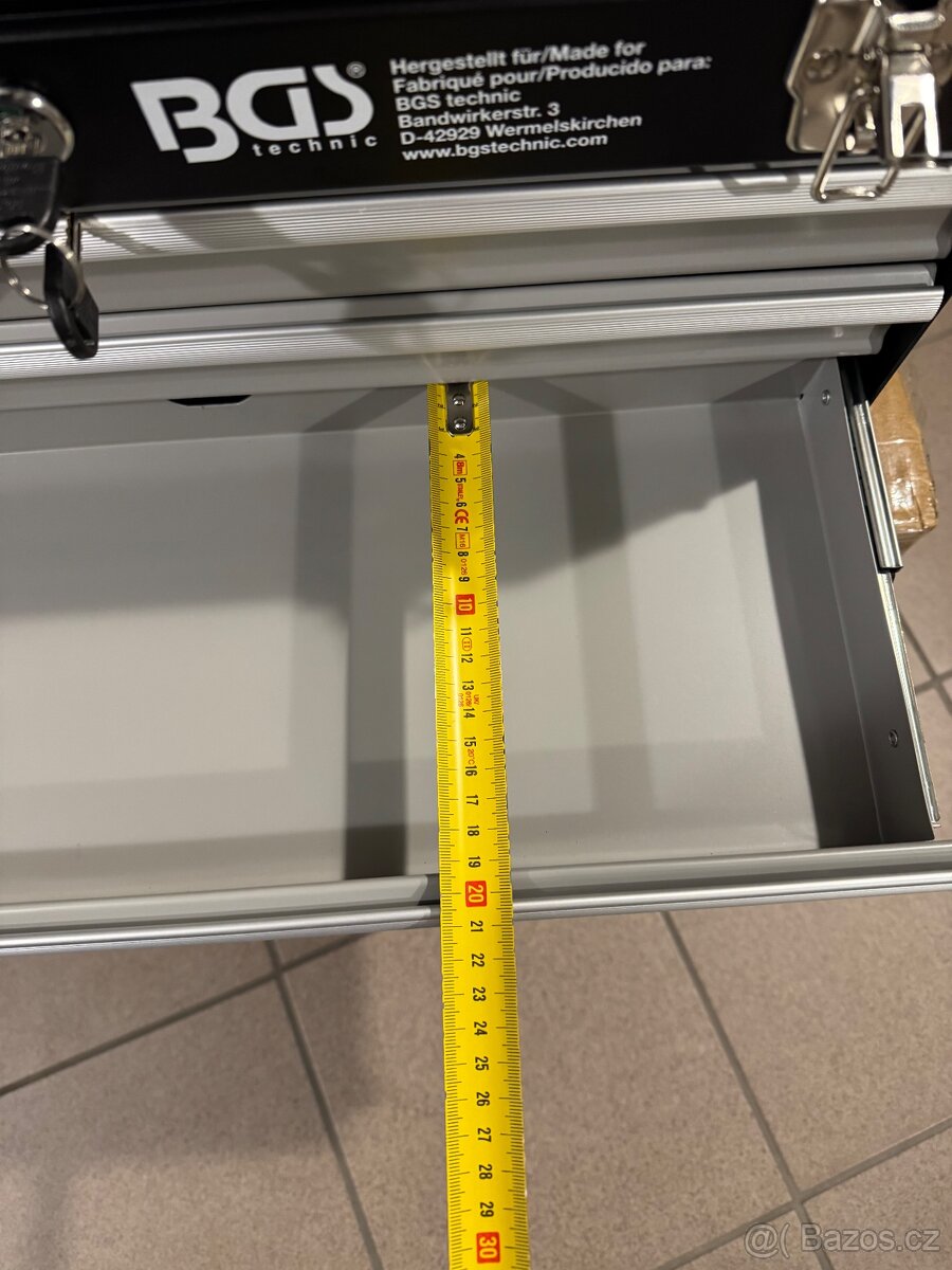 BGS Technic dílenský kovový kufr – nový, nepoužitý - 15