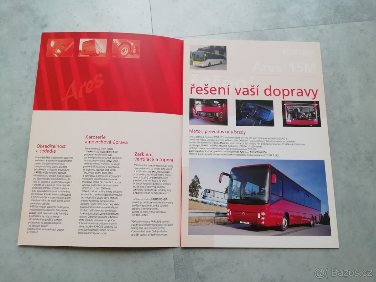 Karosa - katalogy, letáky - doprava v ceně - 15