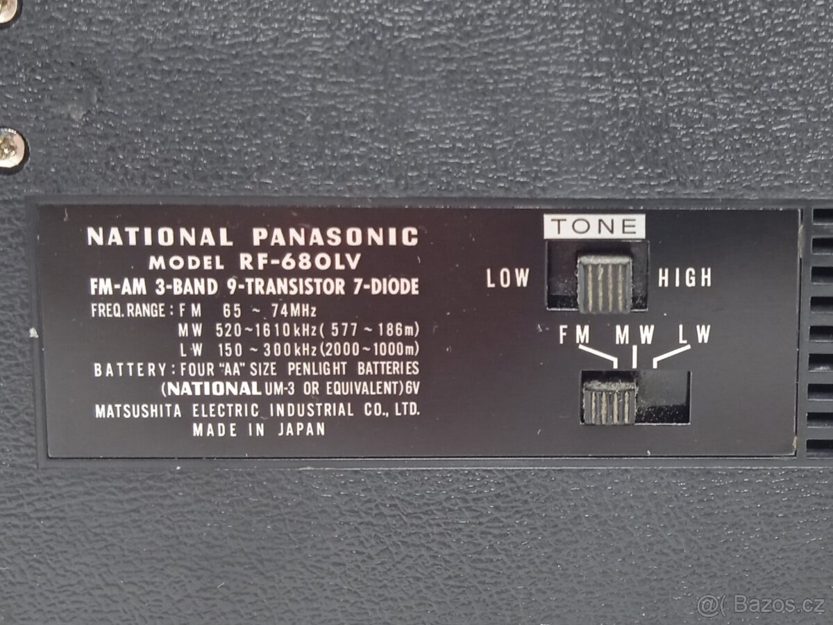 National Panasonic RF-680LV Tranzistorové rádio Japan - 15