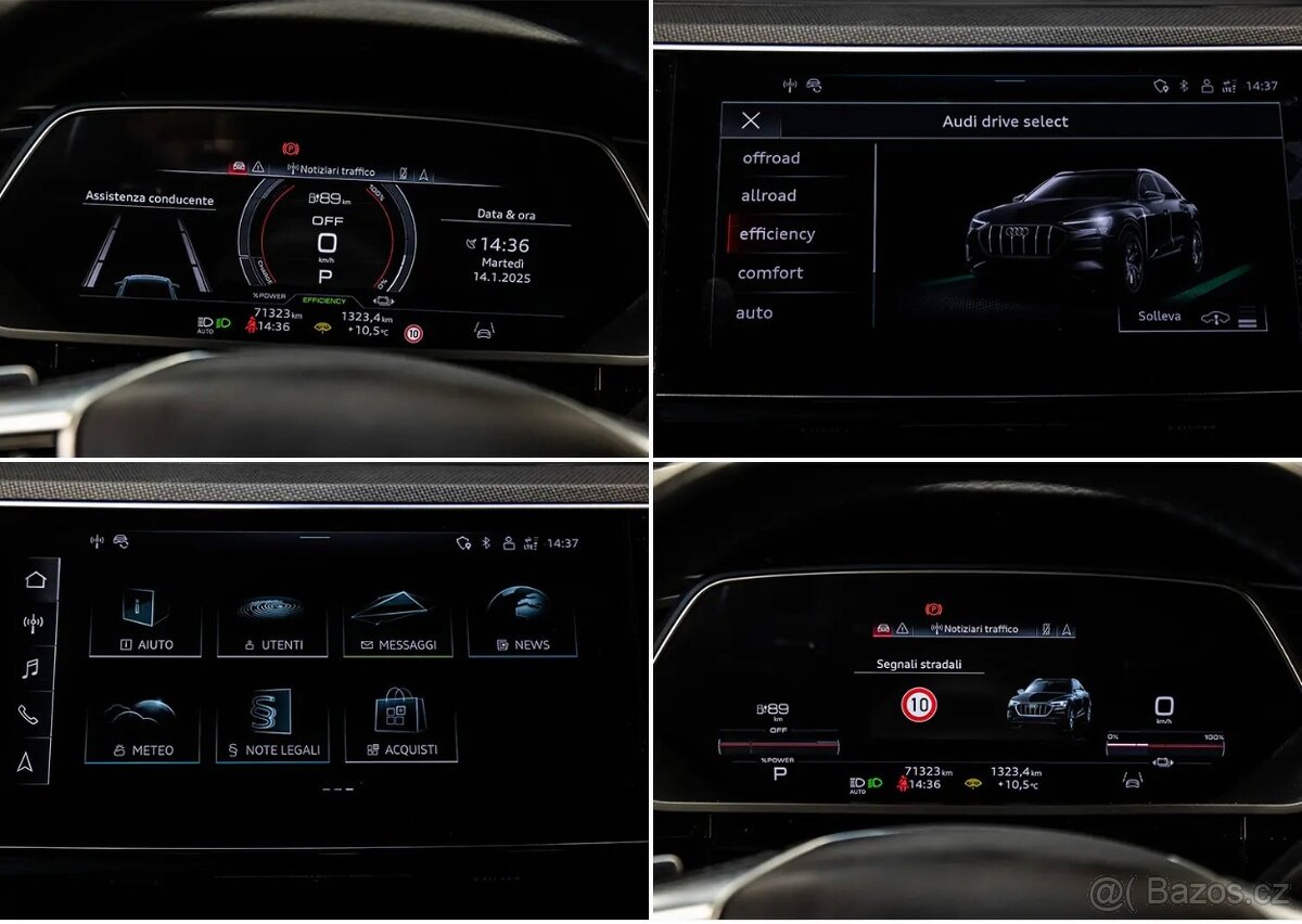 Audi E-tron S Sportback 370kw (503k), záruka, Matrix, R21 - 15
