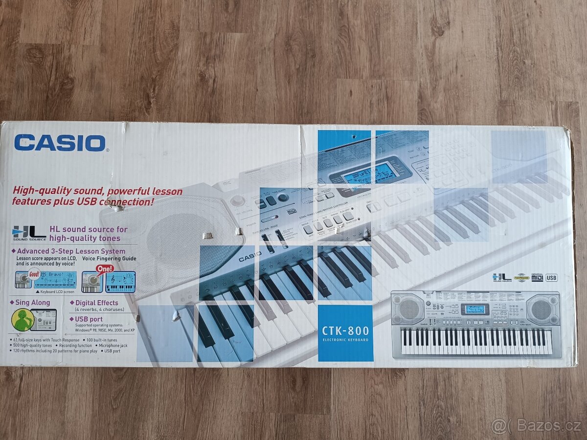 Klávesy Casio CTK 800 - 15