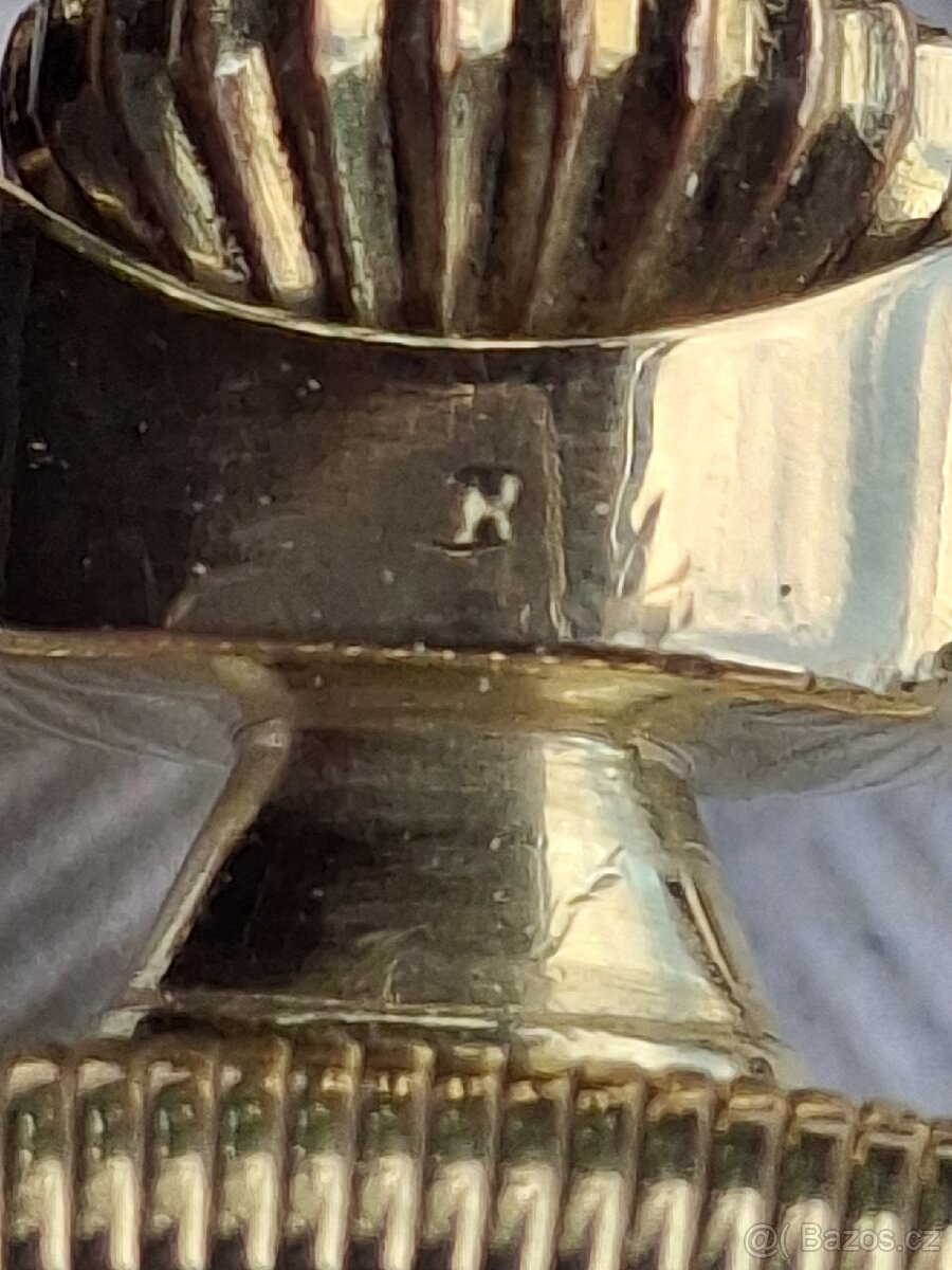 Zlaté 14K starožitné kapesní hodinky ORATOR - 15