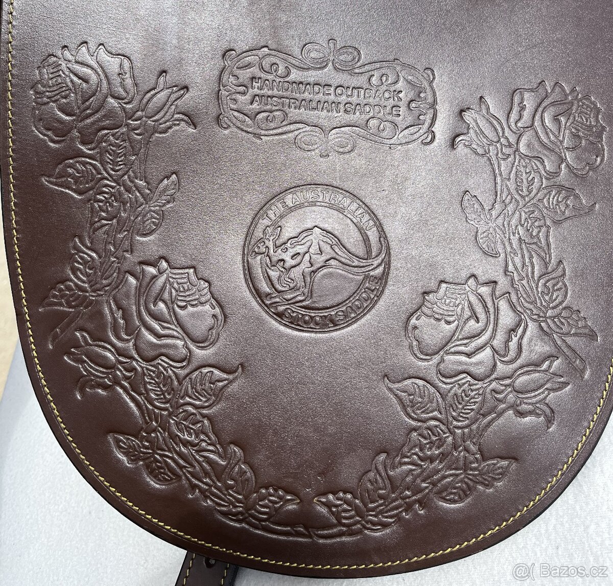 Australské sedlo s hruškou hnědé - 15