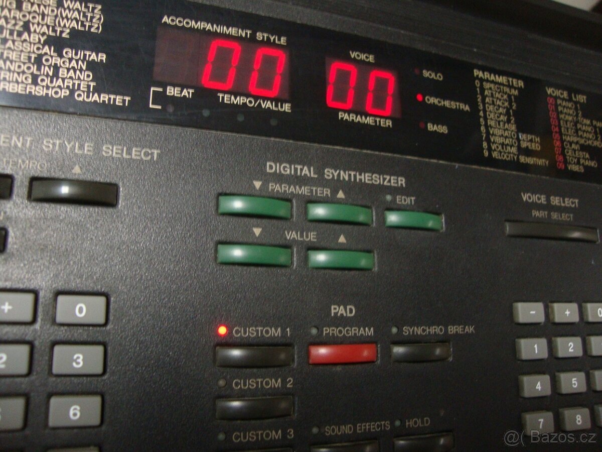 Elektrické klávesy varhany syntezátor Yamaha PSR-4500 1989 - 15