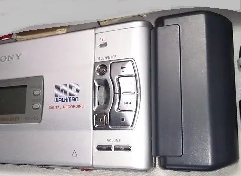 Minidisc walkman SONY MZ R50, super stav, přísluš., MD media - 15