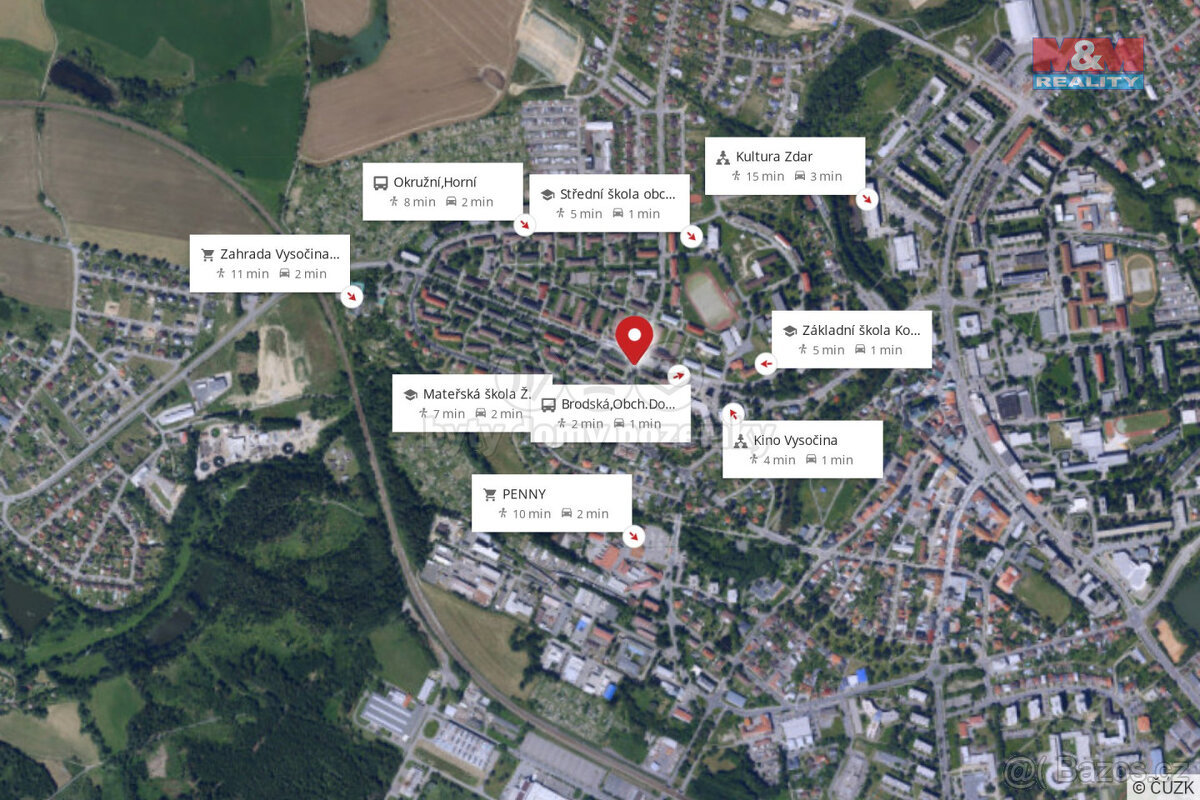 Prodej bytu 3+kk ve Žďáru nad Sázavou; - 15