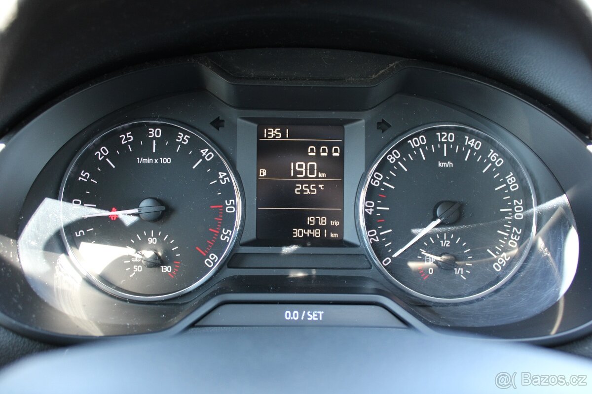 Škoda Octavia, 1,6TDi 66KW, ČR, KLIMA, ROZVODY, r.v. 2013 - 15