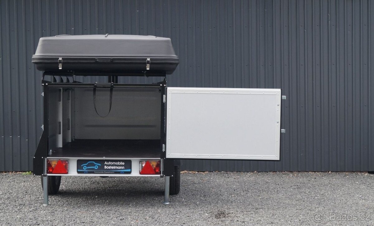 Böckmann® Multifunkční Camping Přívěsný Vozík + Stan - 15