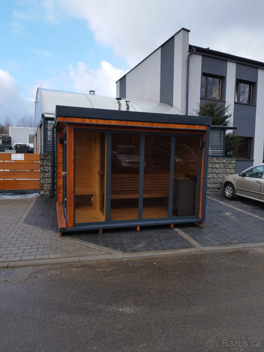 Sauna Kostka M4 s odpočívárnou - 15