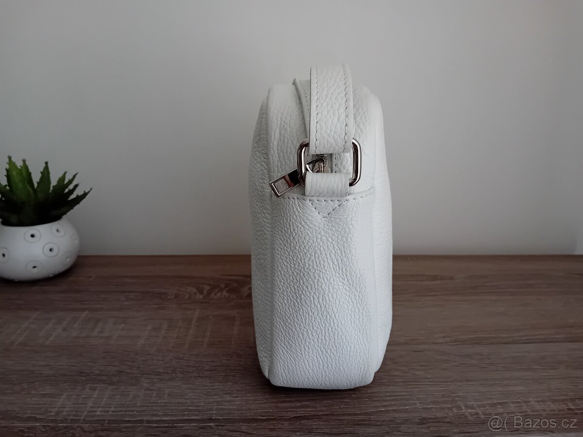 QVC dámská kabelka kožená nová - 15