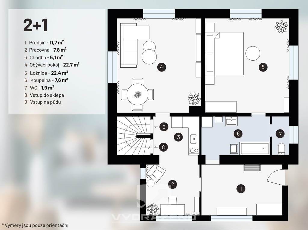 Dům s kůlnou (160 m2), Vlkaneč, Kutná Hora - 15