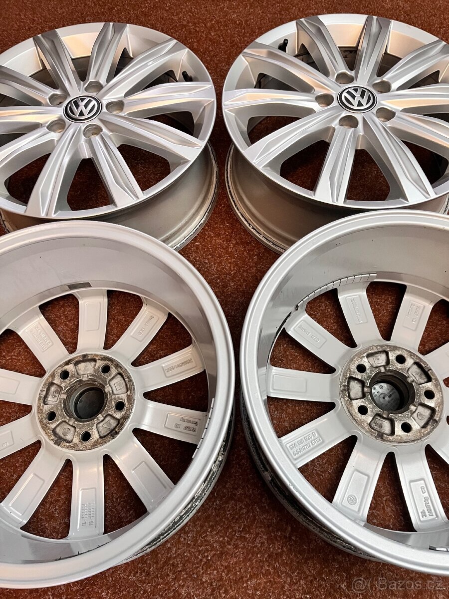 5x112 R17 VW Touran 1T5 originál alu disky - ET 52 - 15