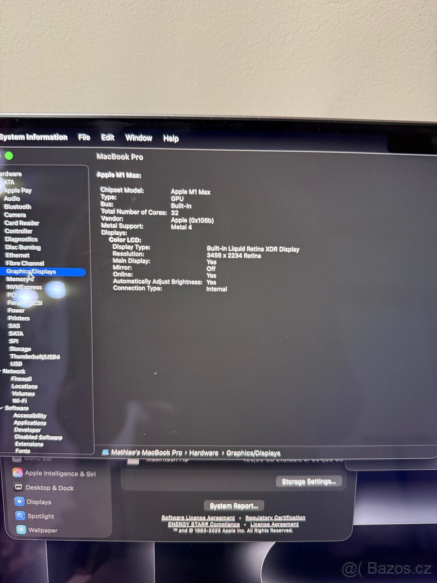 MacBook Pro 16(M1 Max) – 32 GB / 32-core GPU / 1 TB - 15