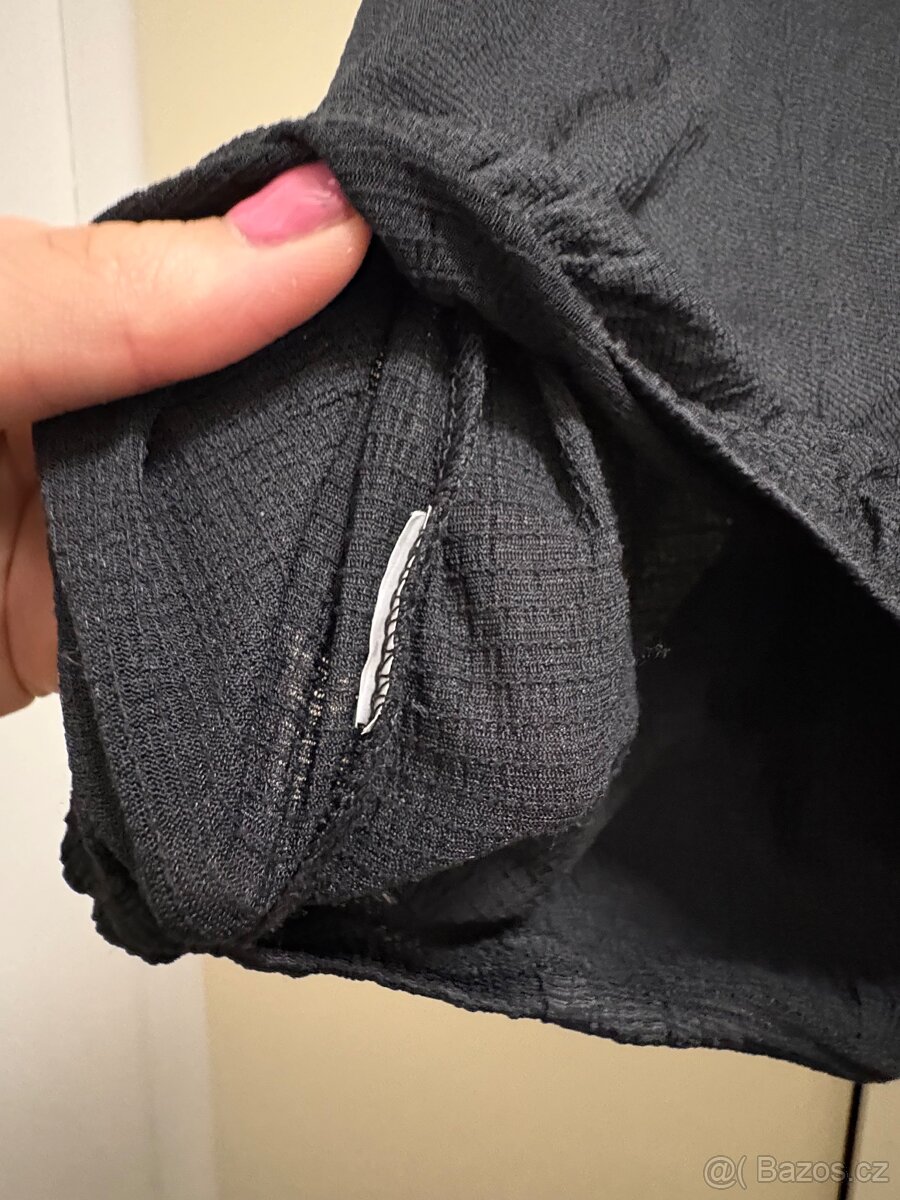 Fialová a černá halenka - 15