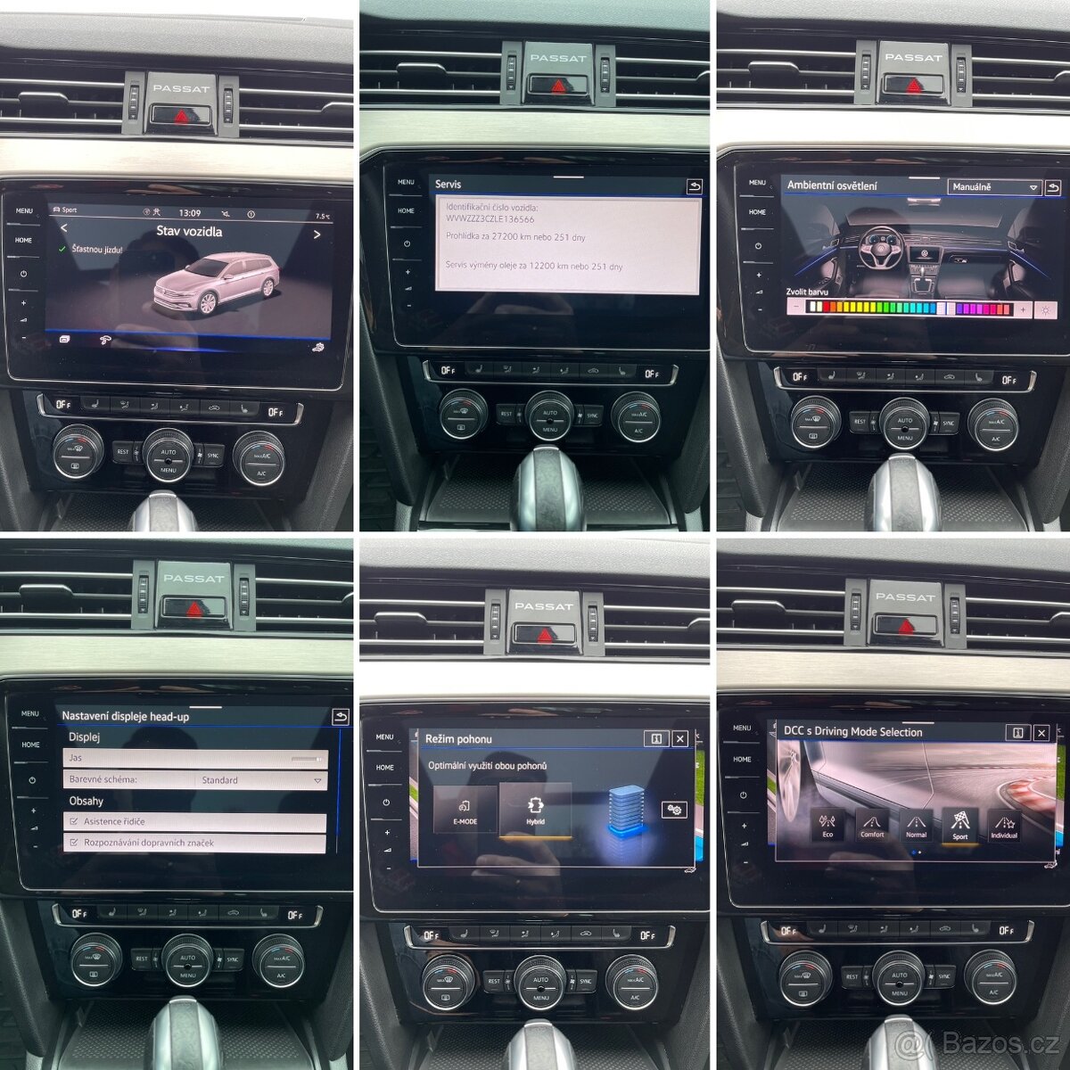 Volkswagen Passat B8 GTE, PHEV, DPH, bohatá výbava,SOH 89.2% - 15