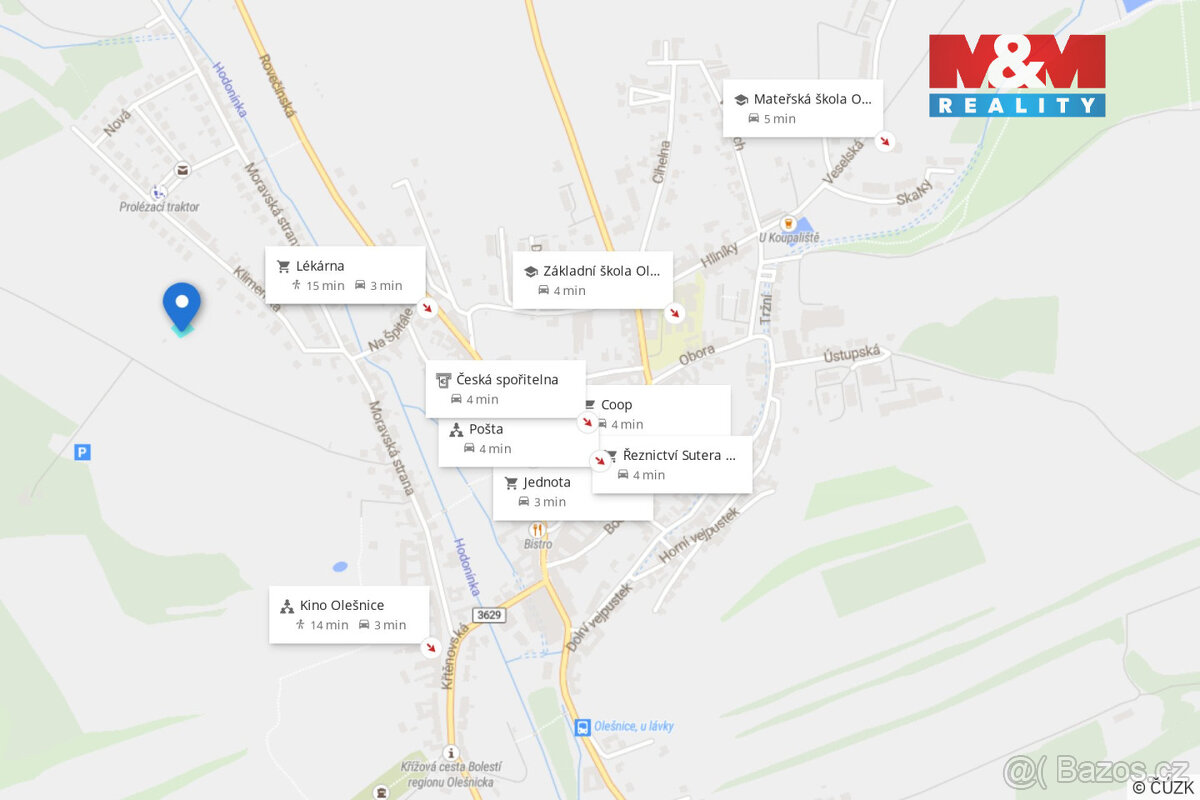 Prodej pozemku k bydlení, 944 m², Olešnice - 15