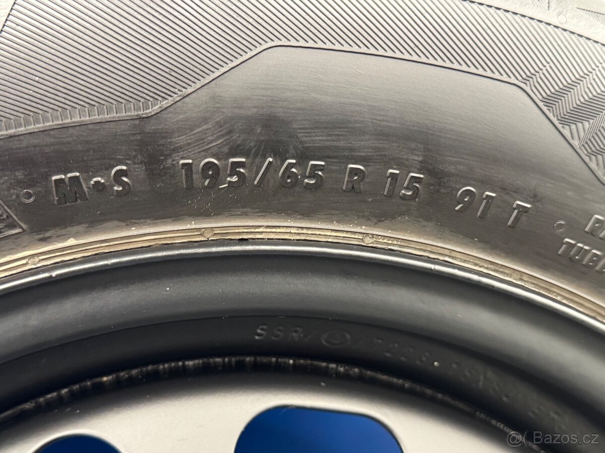 Plechové disky + pneu - 15