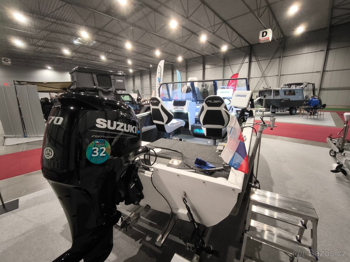 Prodám špičkový rybářský hliníkový člun ALBA 460 - 15