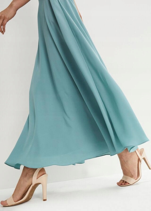 Nádherné dlouhé společenské šaty 40/42 - 15