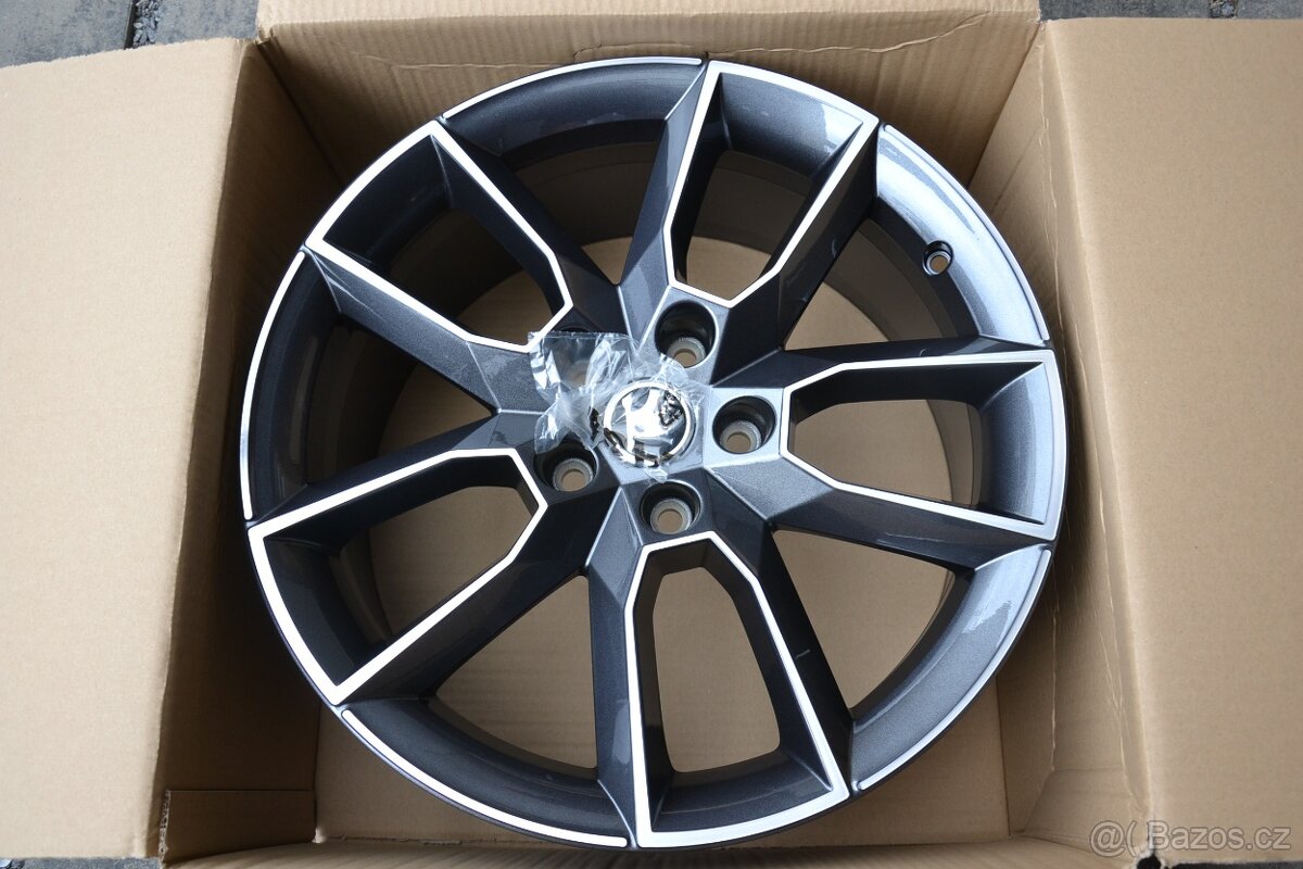 Škoda Octavia III (i RS) –NOVÉ 18 Alu disky 7Jx18 ET51, - 15
