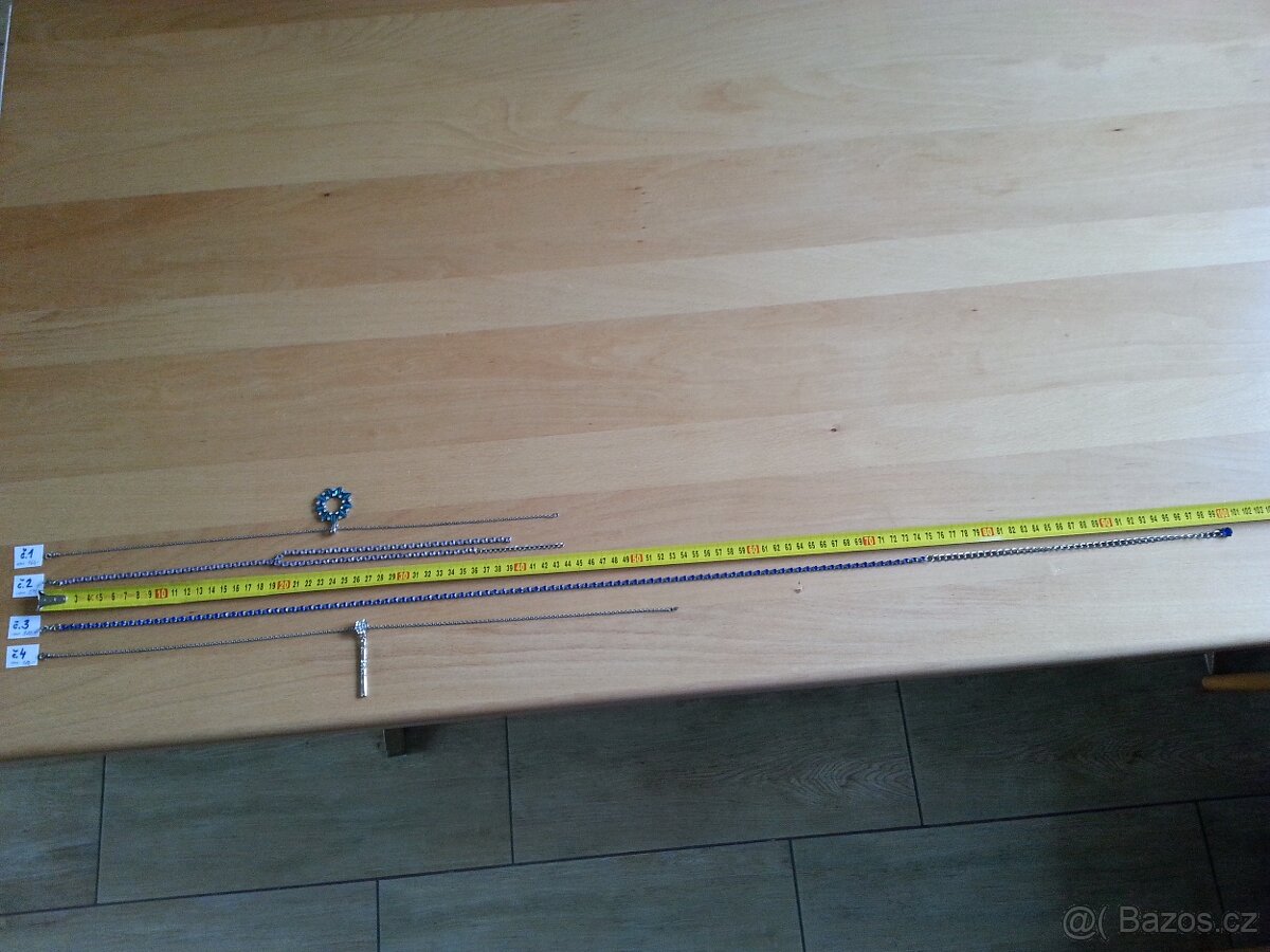 Bižuterie, prstýnek+náušnice, kapesní zrcátko,kožený náramek - 15