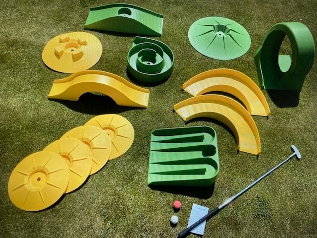 Prodám mobilní sady profi minigolfu EASY a BASIC - 15