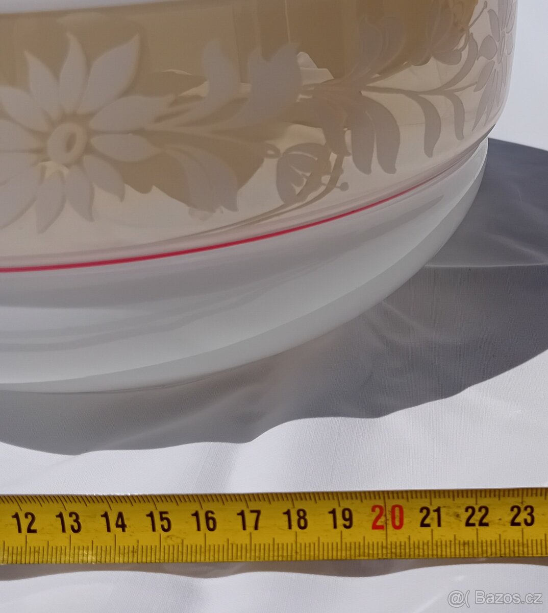 LUSTRY - STÍNIDLA - SKLO - 5 různých kusů - 15