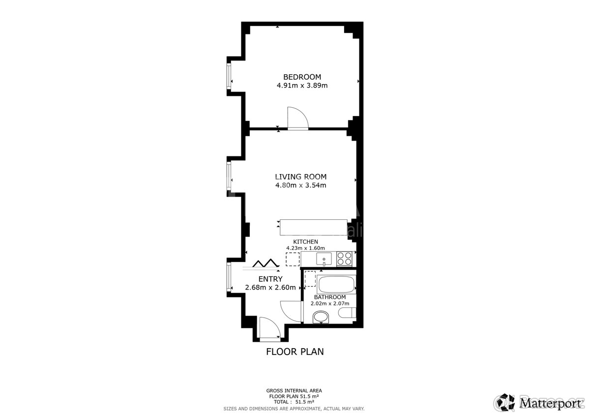 Milovice, prodej bytu 2+kk OV o výměře 49 m2 okr. Nymburk. - 15