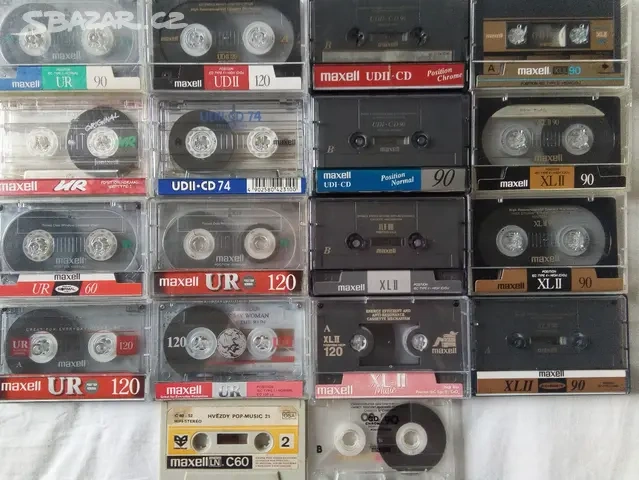 Nove foto 3.11. málo použitych 590 MC kazet od 9 Kč - 15