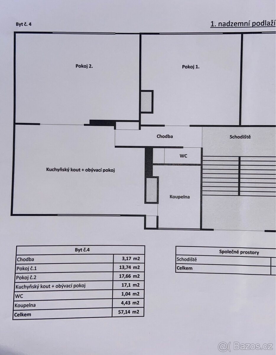 Prodám byt 2+1 ve Svitavách, osobní vlastnictví - 15