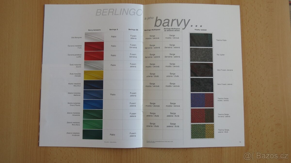 Prospekty Citroen 60. až 90. léta. - 15