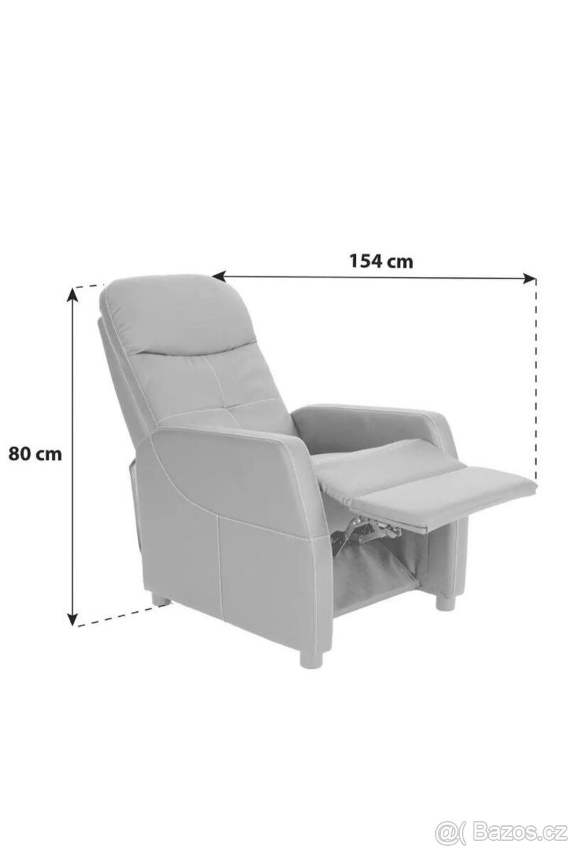 Prodám polohovací křeslo Parker - 15