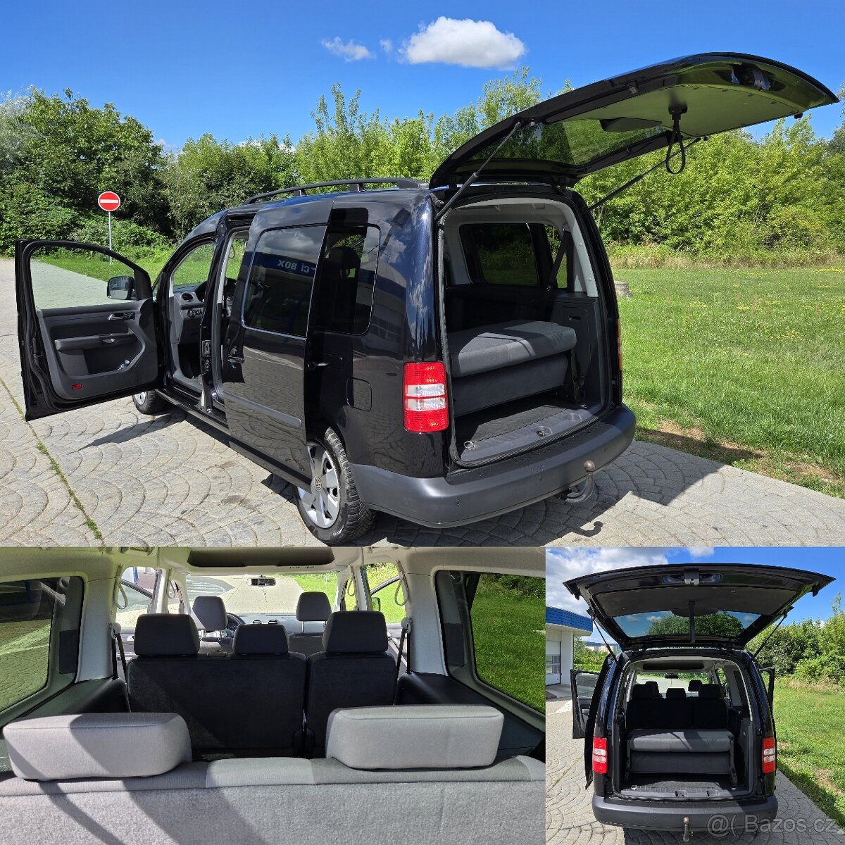 VW CADDY 2,0 TDi LONG 103kW 7 MÍST, 1.MAJ 140.tkm VÝHŘEVY - 15