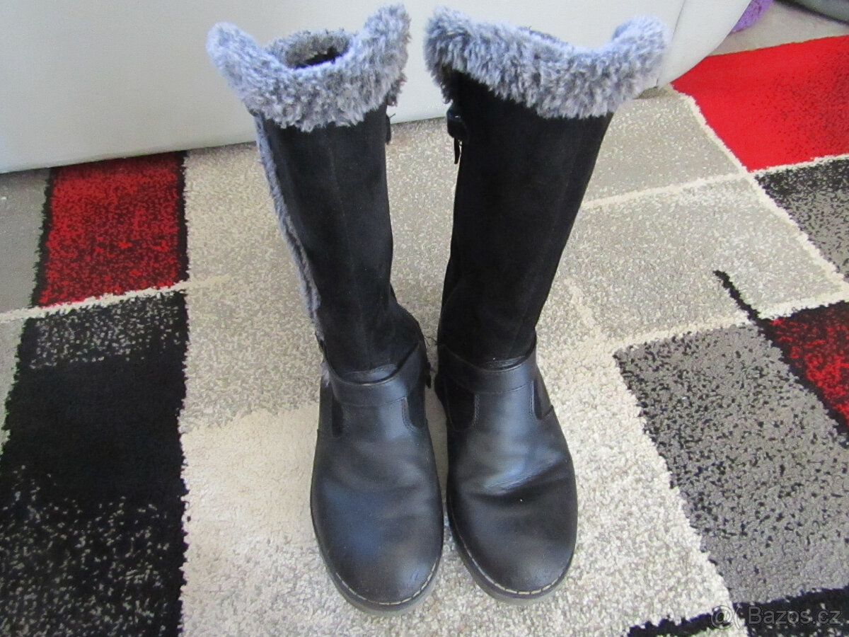 Boty pro holku vel.35-kozačky,válenky,pantofle - 15