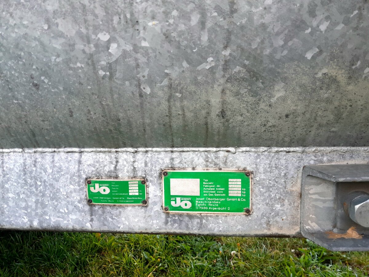 Fekální přívěs 5 m³ - 15