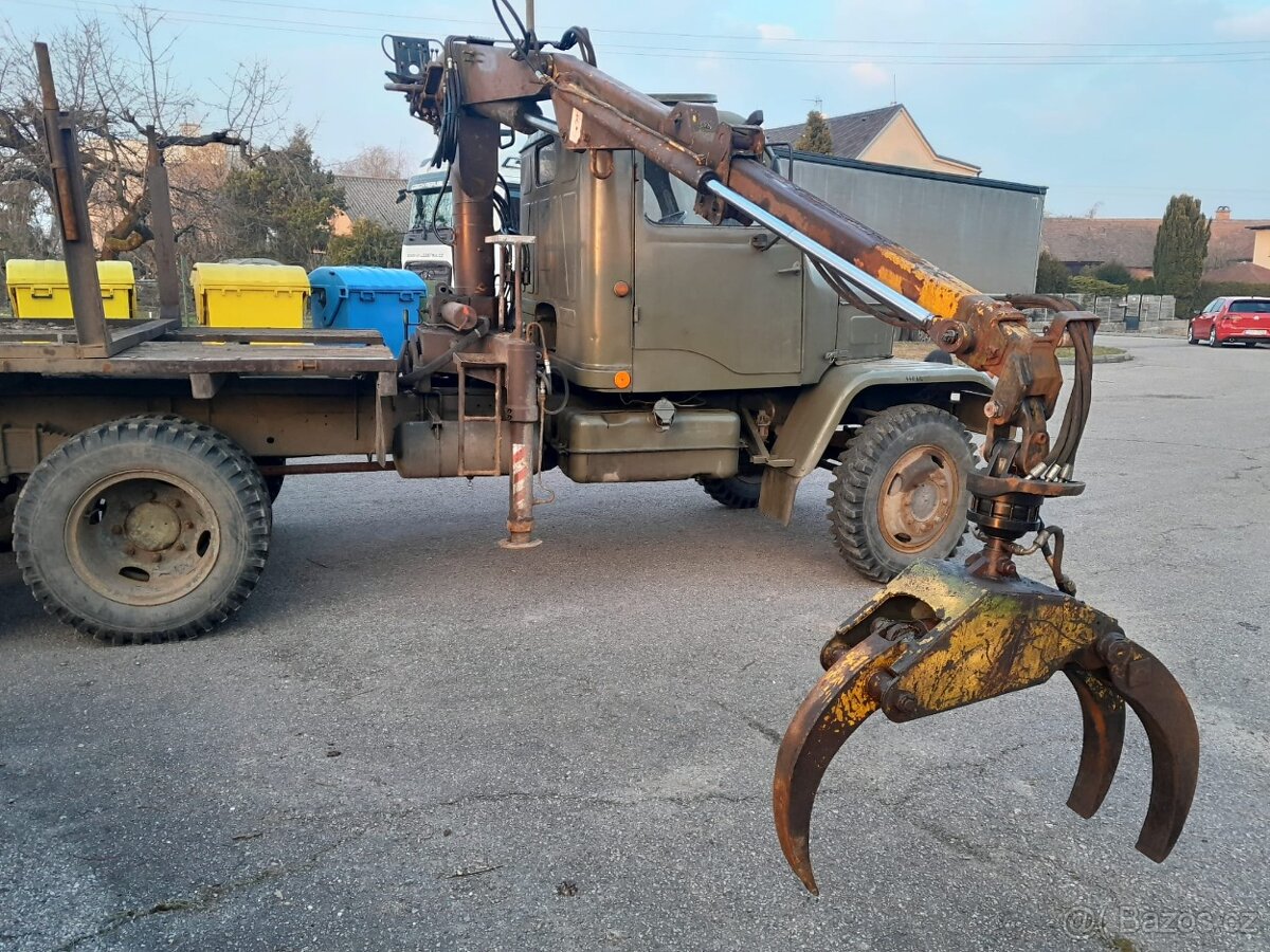 Vyvážečka Praga V3S do lesa s Hydr.rukou - 15