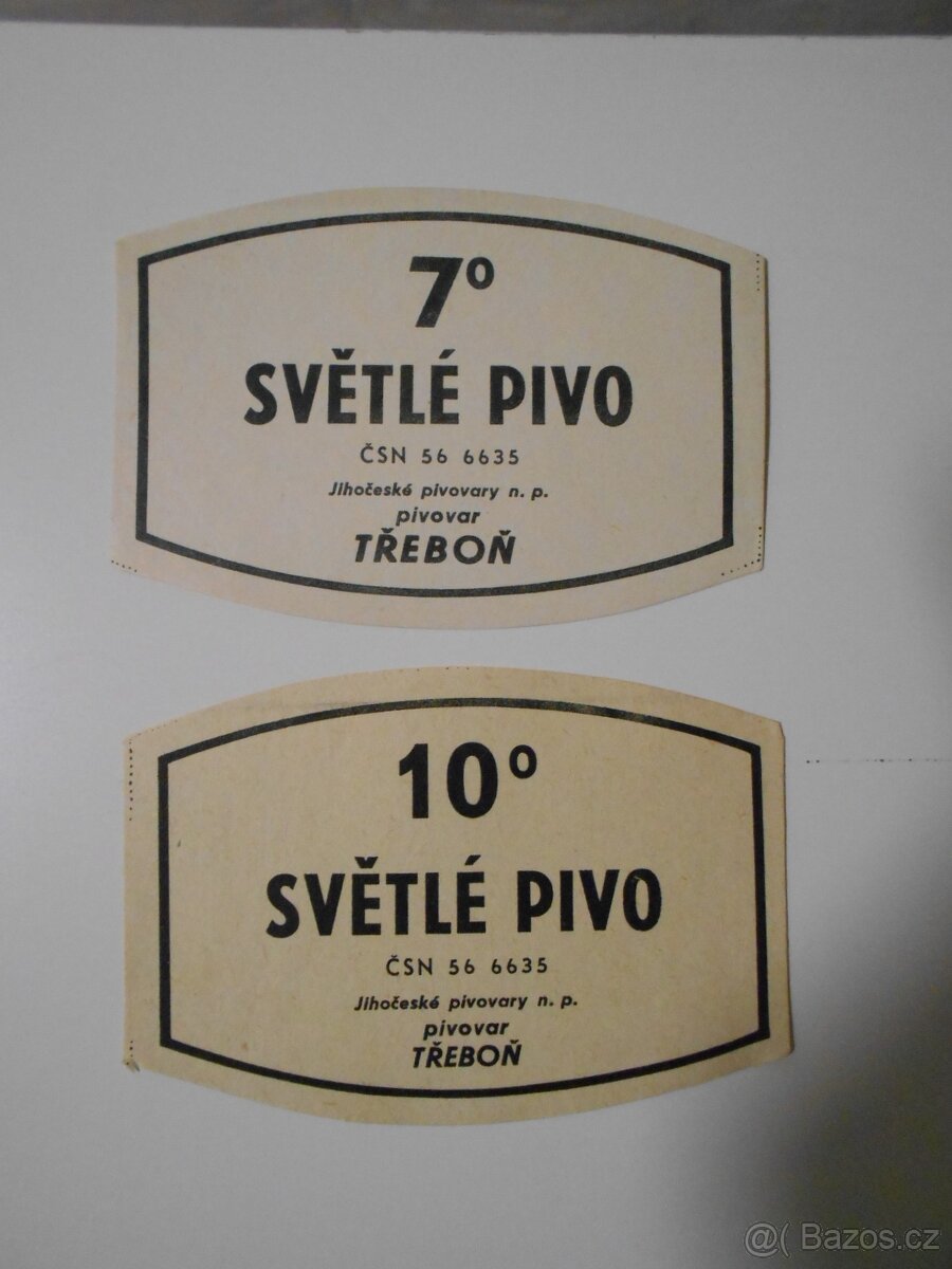 PIVNÍ ETIKETY RARITNÍ - 15